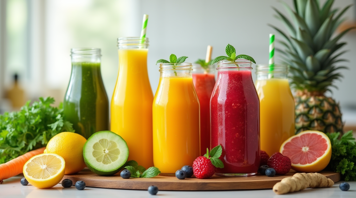 Detox Juice Recipes - How to Make 7-Day Flush Drinks