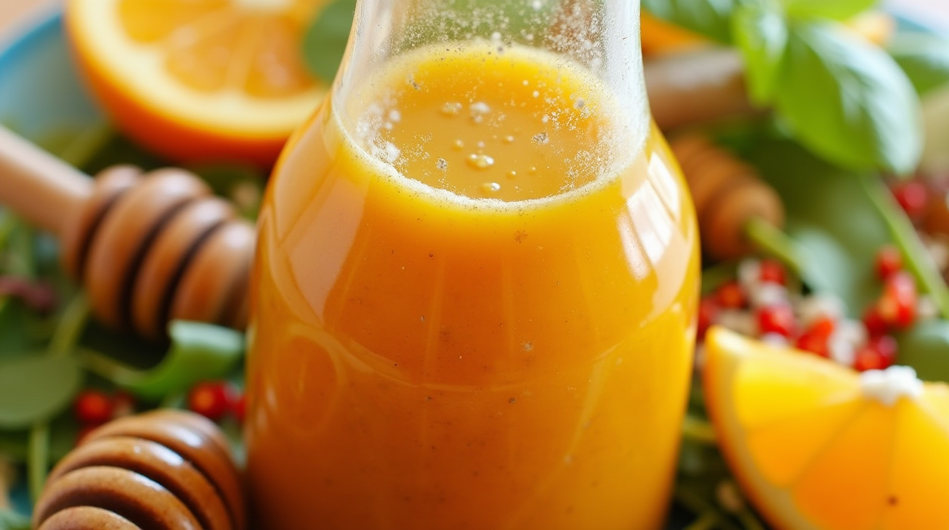 How to Make Citrusy Sweet and Spicy Salad Dressing in 3 Steps